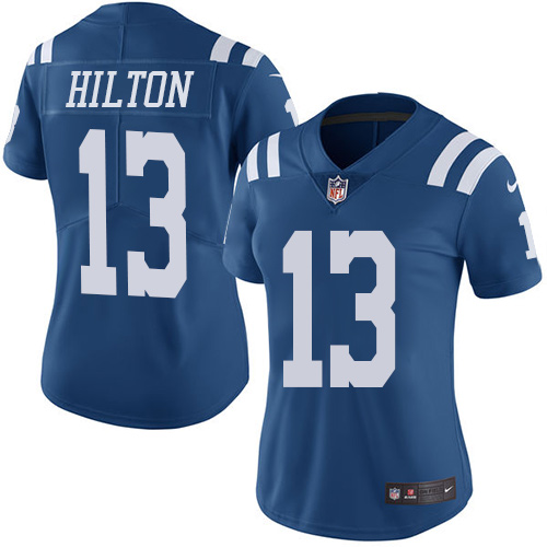 Indianapolis Colts #13 Limited T.Y. Hilton Royal Blue Nike NFL Women JerseyVapor Untouchable jerseys